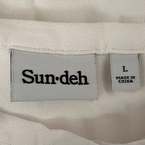 Aritzia Sun-Deh White Full Wrap Mini Skirt, size Large - Picture 12 of 14